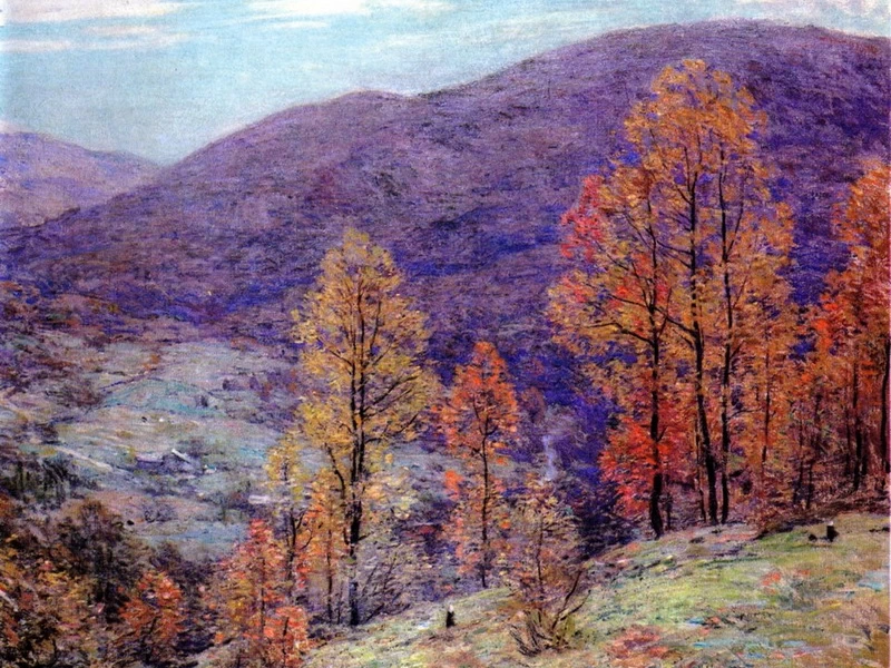 1858-Willard Metcalf - La gloria dell'autunno